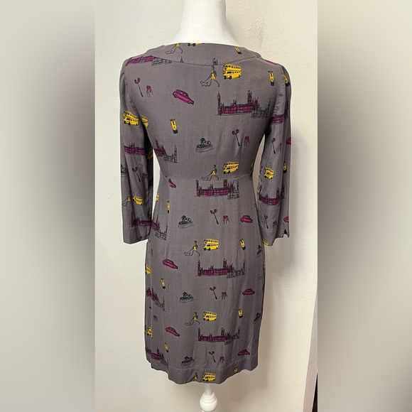 BODEN WO020 Alexandra London
Dress Shift Gray Yellow School Bus
Artsy Size 2 - Picture 5 of 7